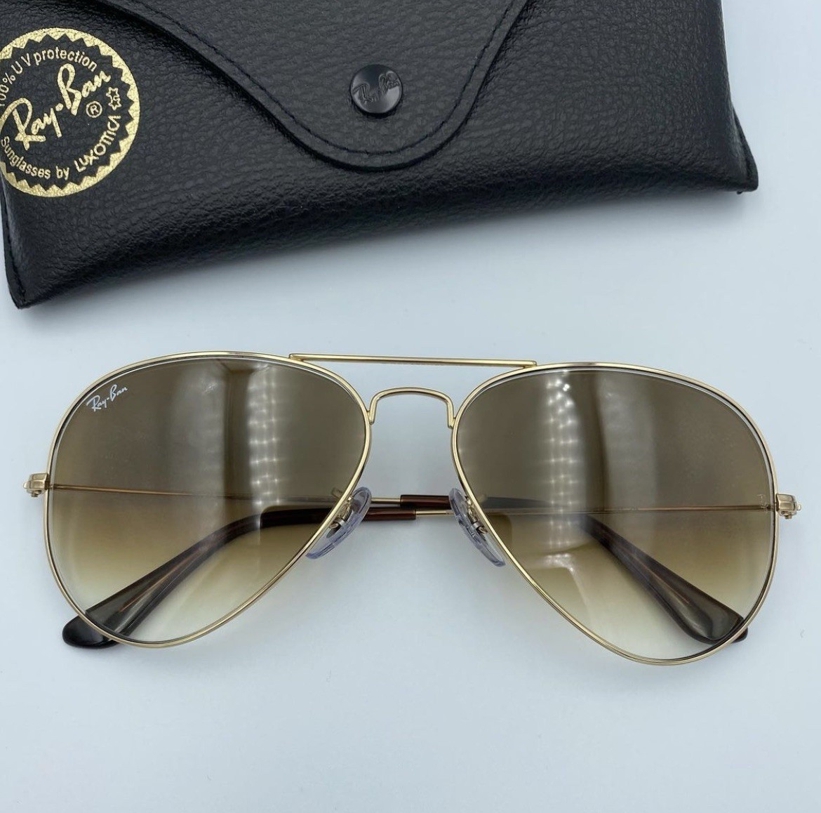 Rayban Aviator RB3025 58mm Brown Gradient