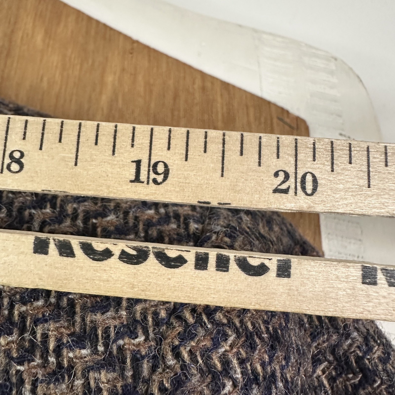 Giorgio Bertucci Tweed Blazer Mens 42R Brown 2 Button Wool Jacket sport Coat