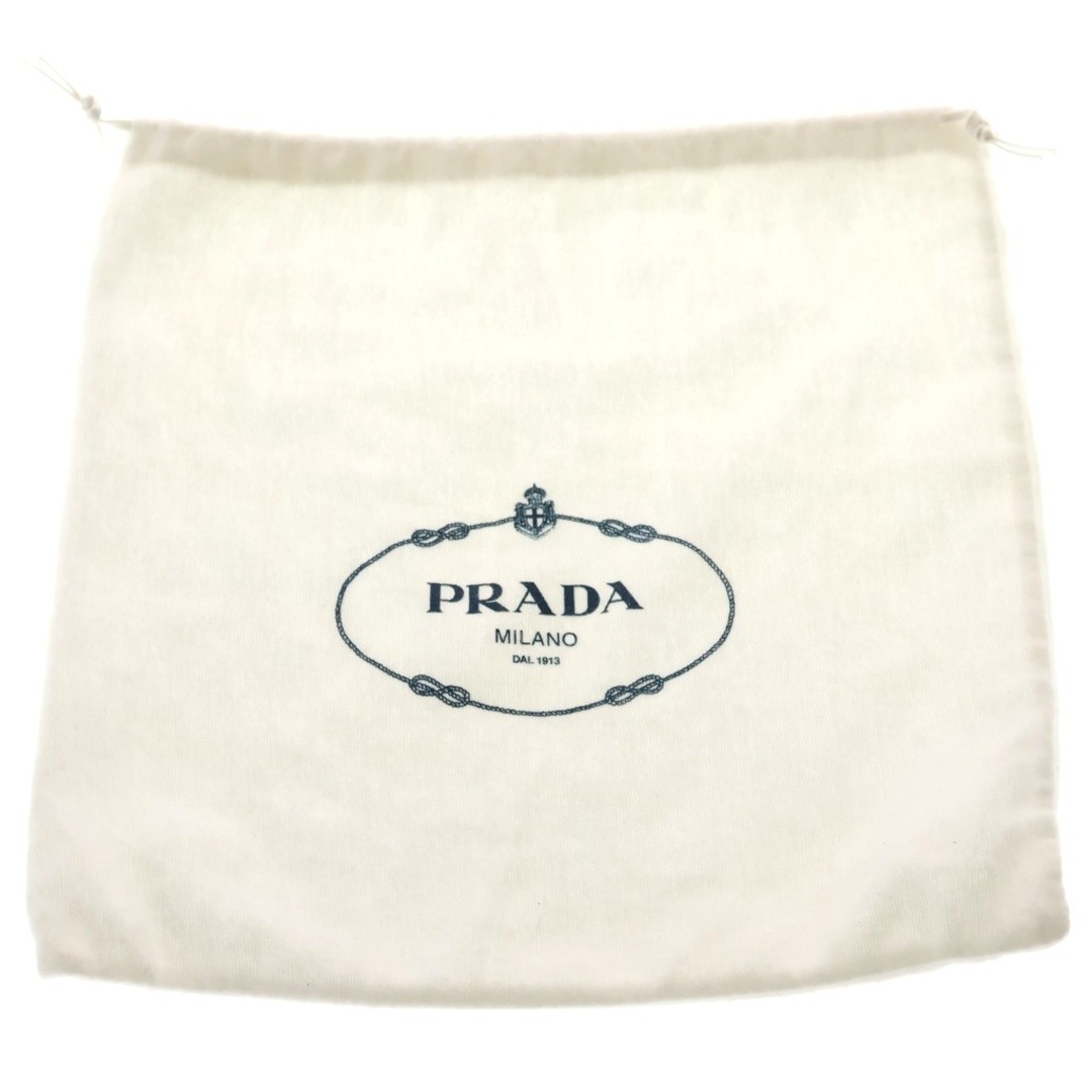 PRADA Re-Edition 2000 Re-Nylon Triangle Logo Plate Handbag Black 1NE515 Used e2d