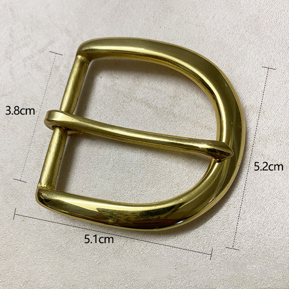 Fit for 1-1/2″ Solid Pure Brass Belt Buckle – Classic D style USA SELLER