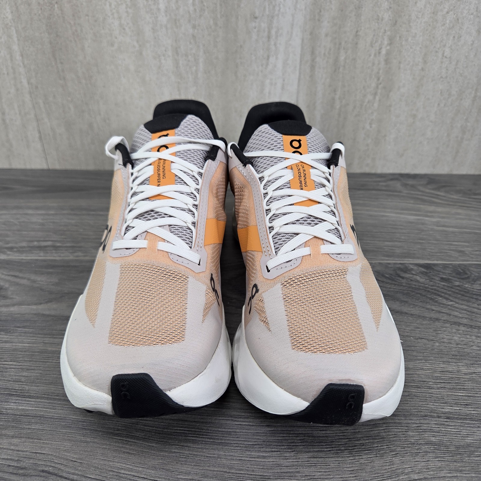 On Cloudsurfer Next Size 11 Mens Tangerine Orange Gray Running Shoes