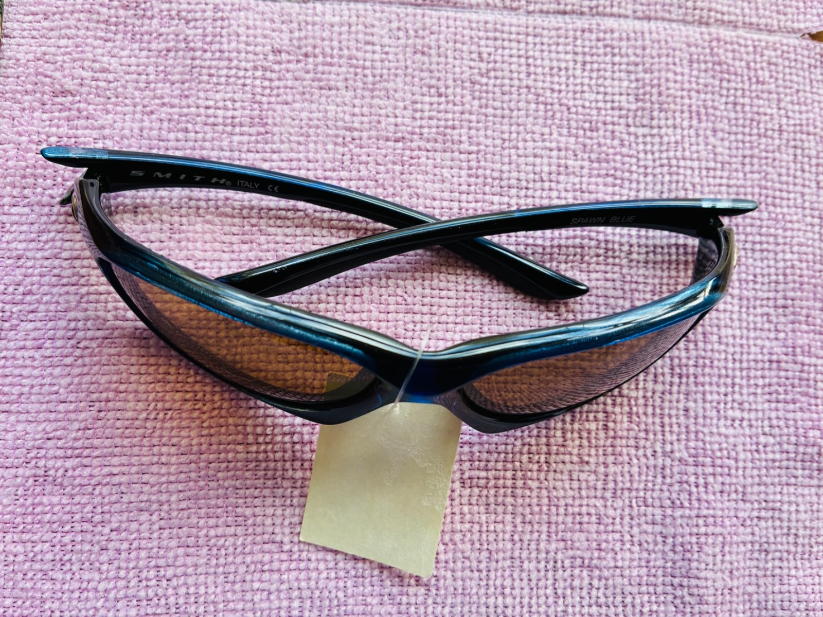 SMITH OPTICS SUNGLASSES Spawn Blue Italy Blue Frames Brown Lens 115mm NWT