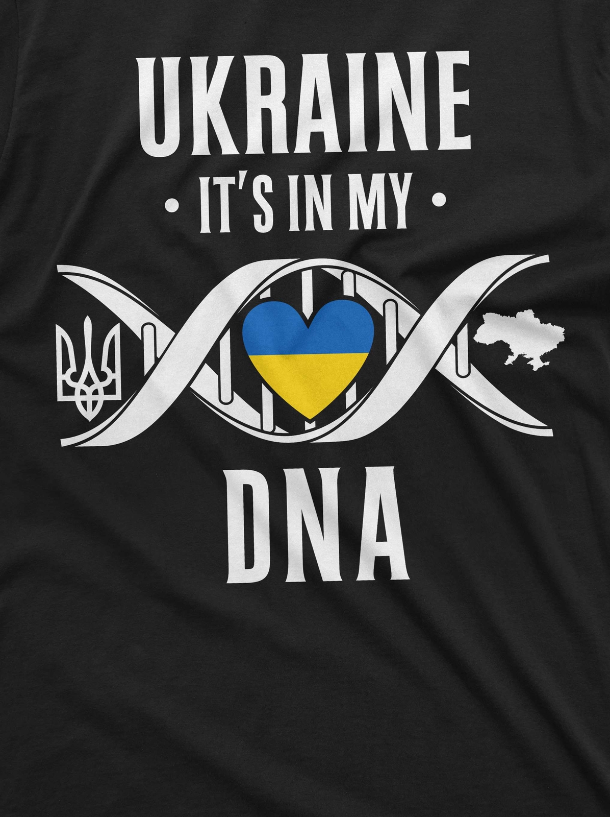 Ukraine It’s In My DNA Shirt Ukraine Patriotic Shirt Ukrainian Gifts Ukraine Tee