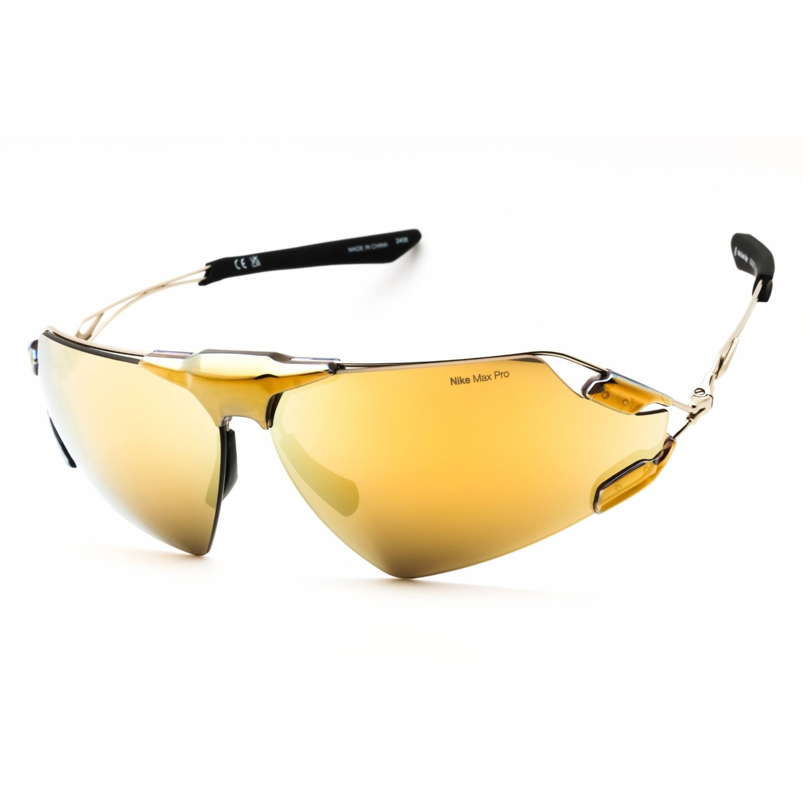 Nike Men’s Sunglasses Gold/Black Titanium Rimless Frame ZEUS EDGE EV24030 700