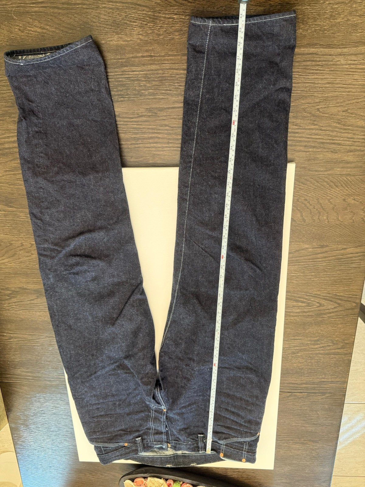 Japanese Selvedge Raw Denim Jeans Button Fly Heavyweight Selvedge 38×35