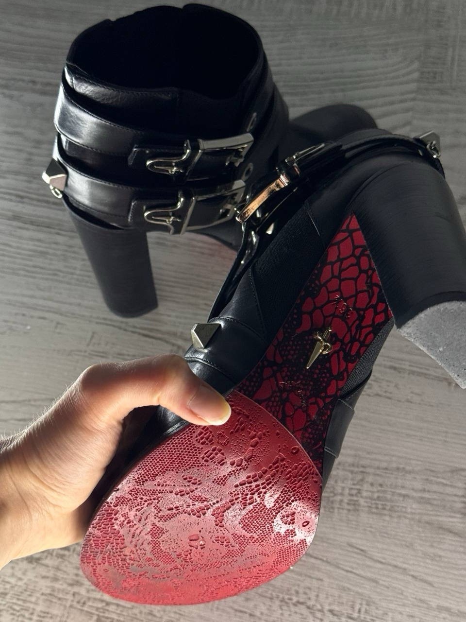 Cesare Paciotti Dagger Heels Size 36 1/2 – Rare Model No Re-stock Tacco Spada