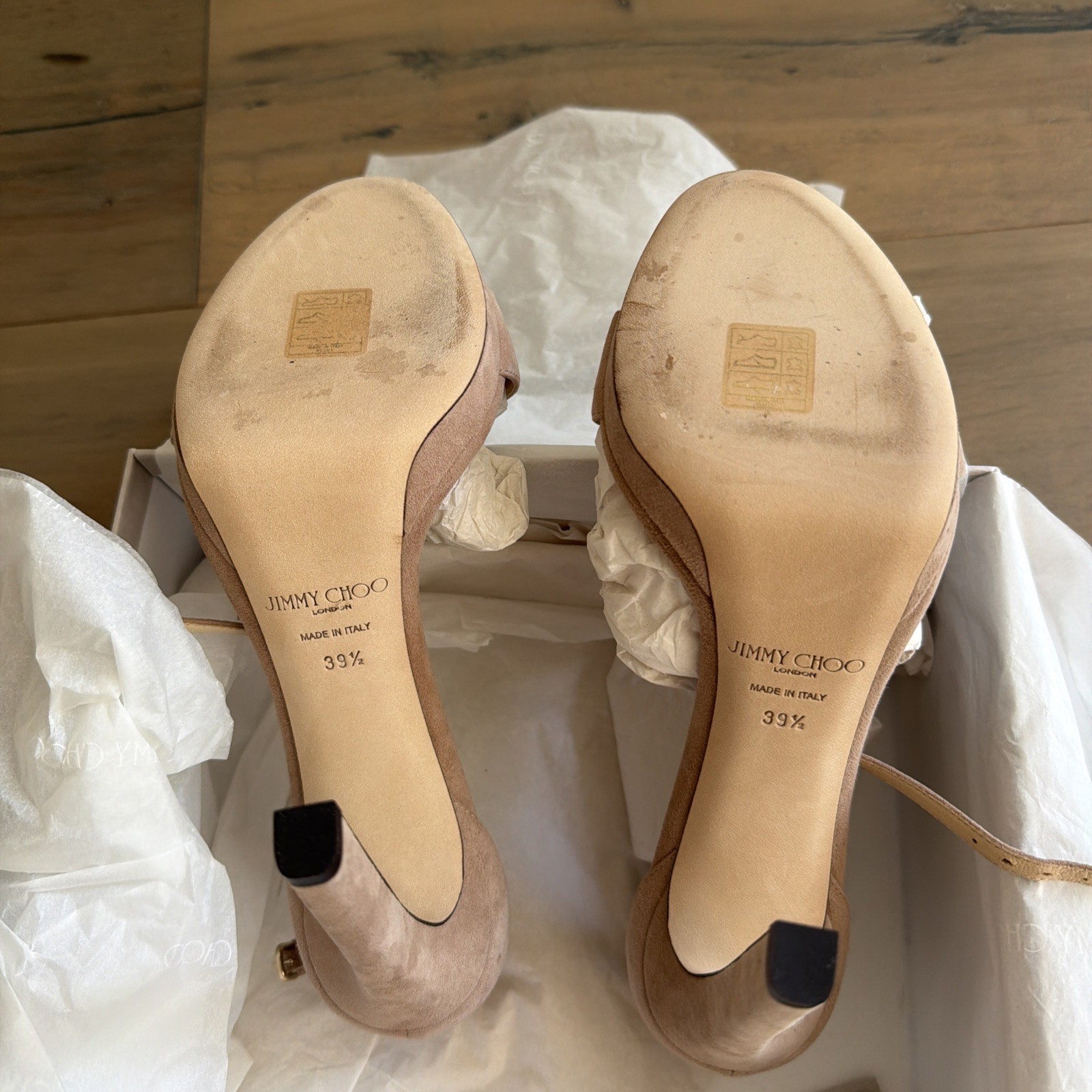 JIMMY CHOO Misty 120mm Ballet Pink US9.5 ($750)