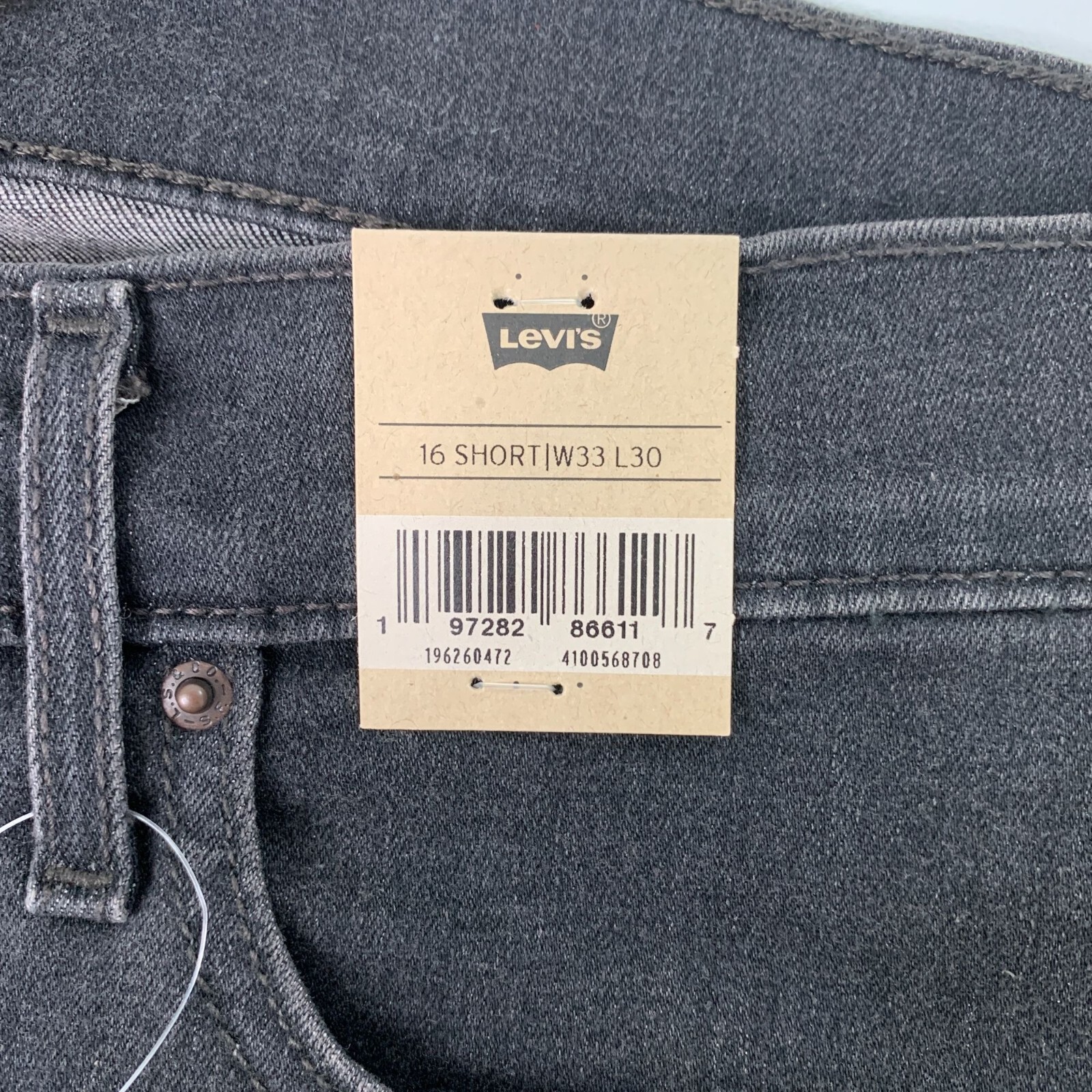 Levi’s Womens Jeans Size 16 Stretch Denim 311 Shaping Skinny Jeans Black W33 L30