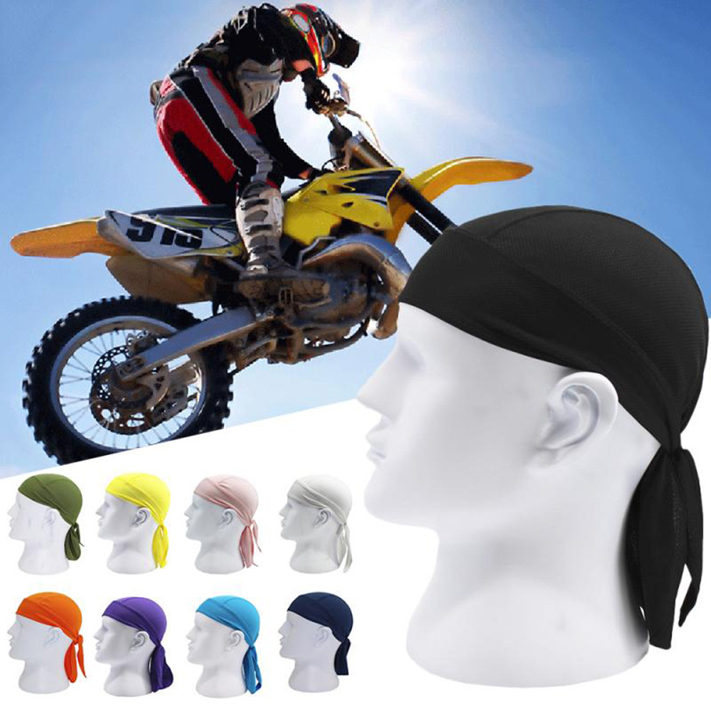 Sweat Wicking Dew Rags Skull Cap Helmet Liner Breathable Head Wrap Beanie Hat