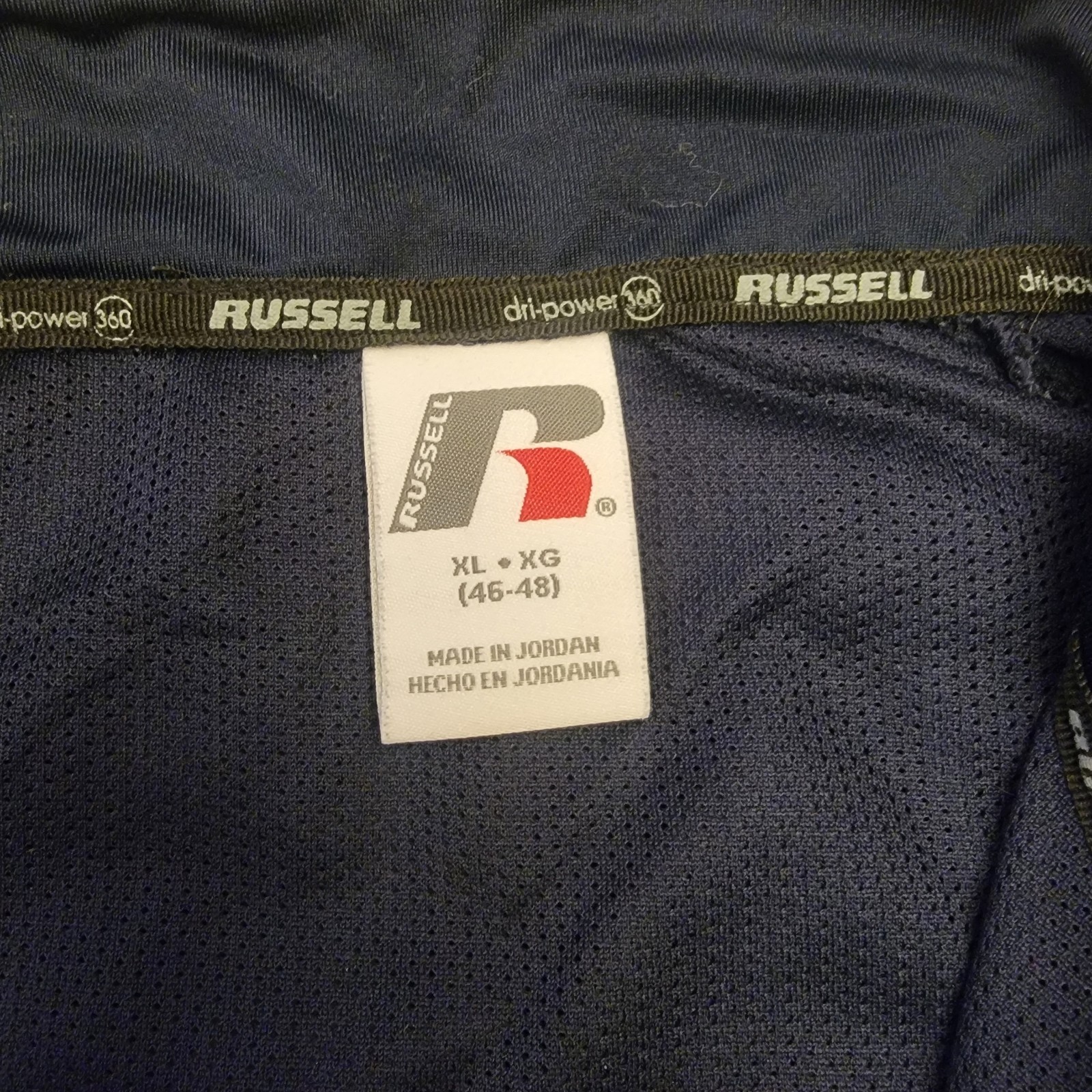 Russell Athletic Dri-Power 360 Men’s XL Windbreaker Full Zip Lightweight Jacket