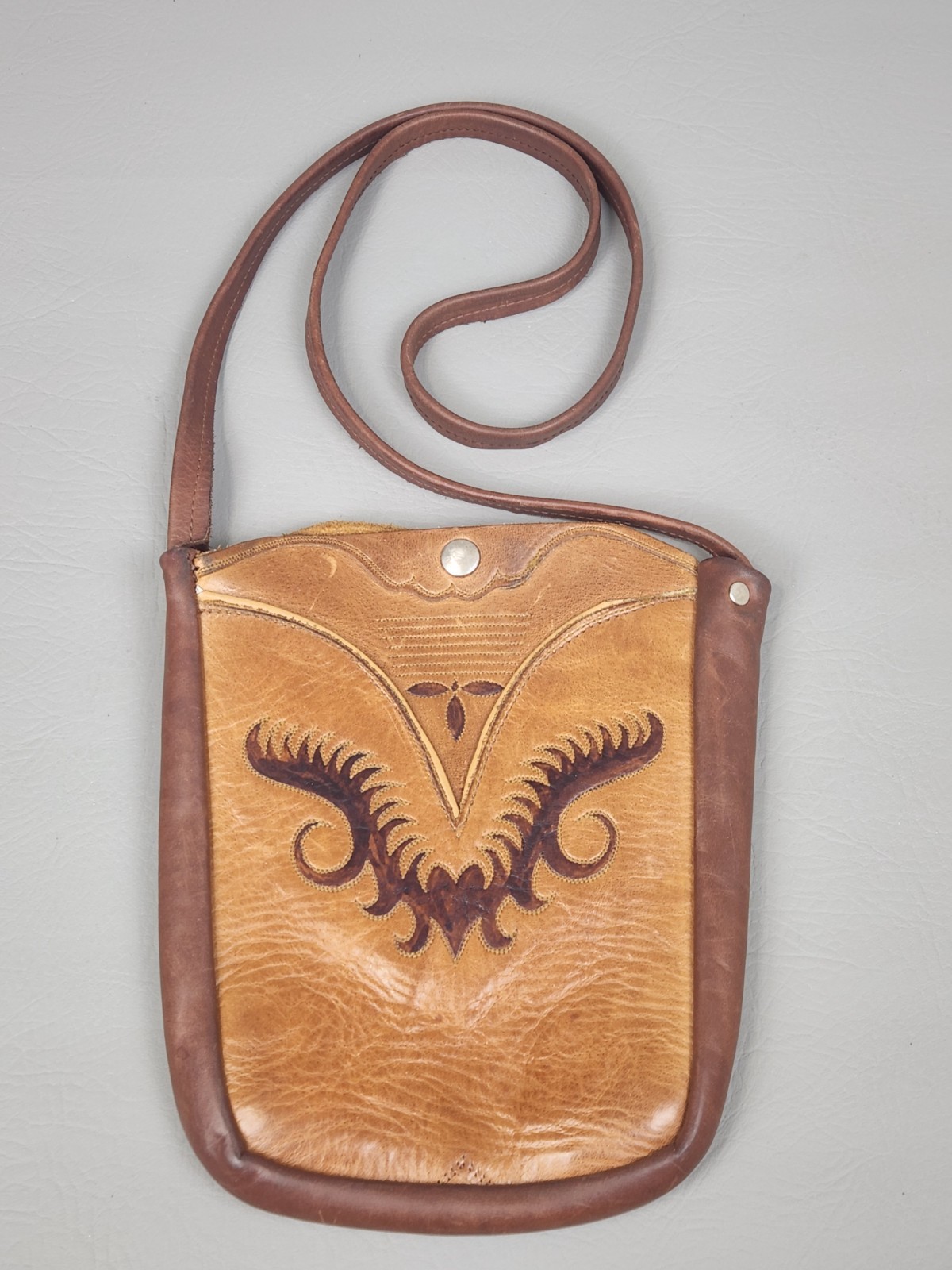 Handcrafted Full Grain Leather Crossbody Custom Shoulder Bag Brown 10″x8″ Purse