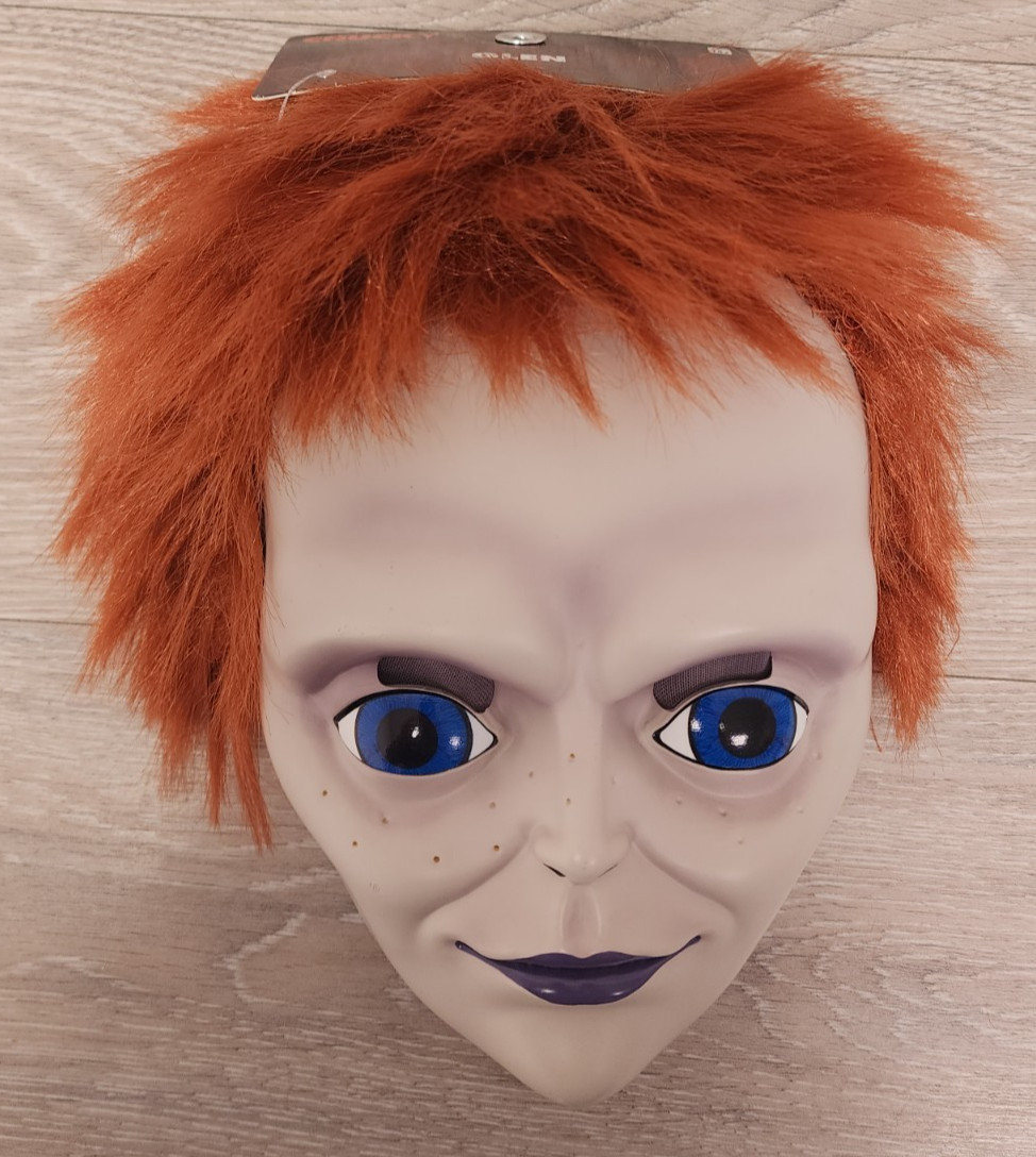 Glen Mask Spirit Halloween Chucky Horror 10.5″ Tall Small Scratches Unused READ