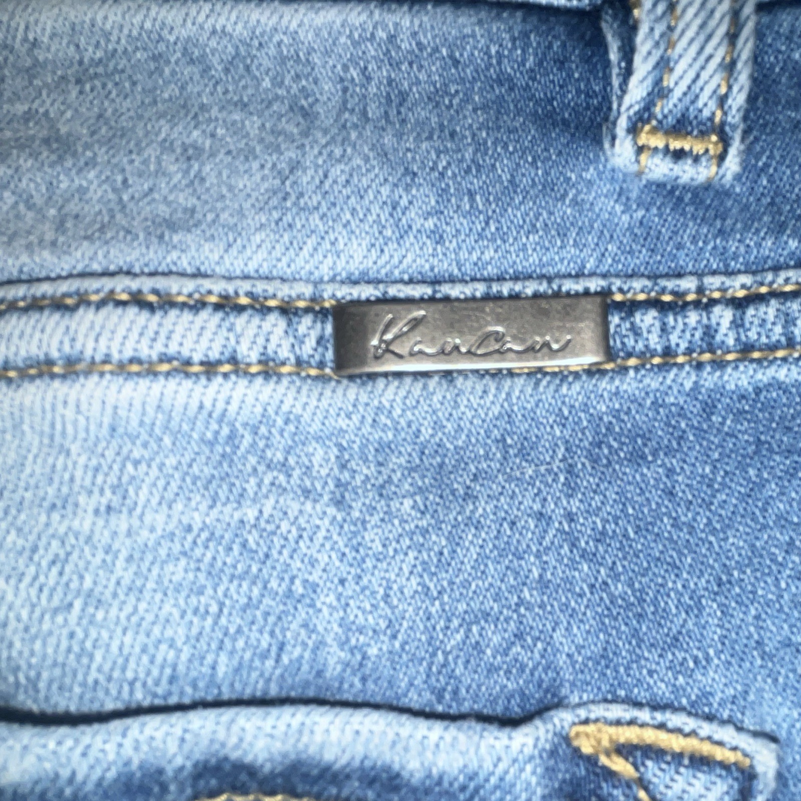 KanCan Jeans Women’s Skinny Blue Medium Wash High Rise Distressed Stretch 26