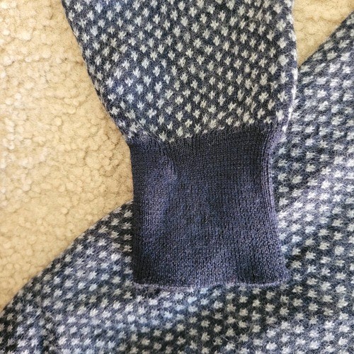 8 by YOOX Mens Navy Blue Merino Wool Preppy Nordic Turtleneck Sweater Sz L