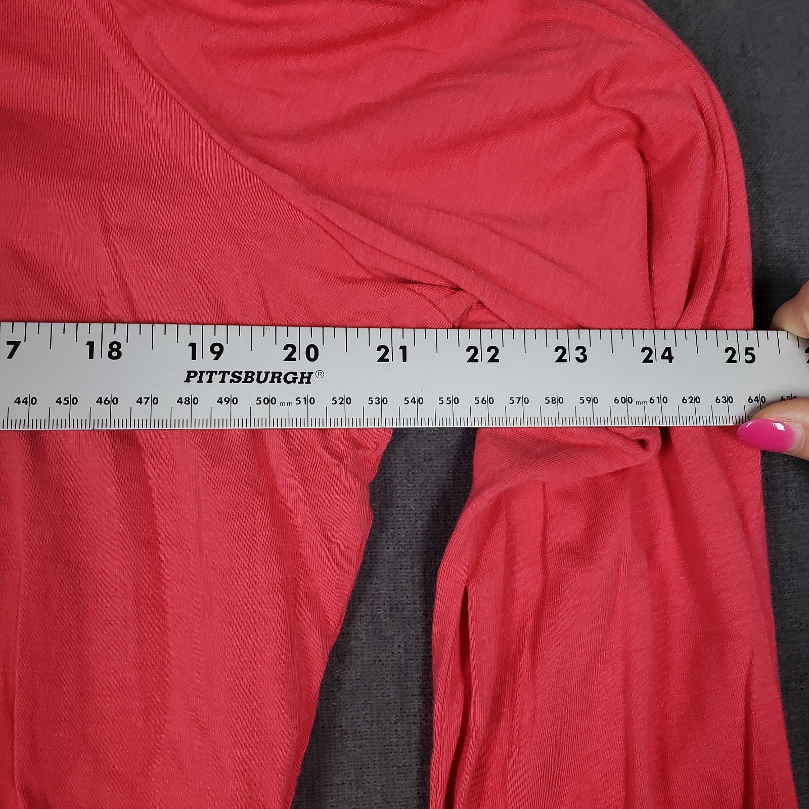 Boden Top Womens Size 14 Pink Super Soft Long Sleeve Elastic Cuff
