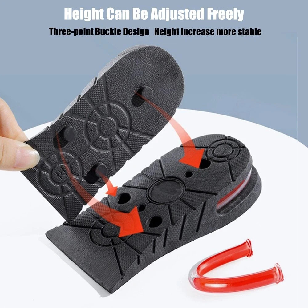 Height Increase Insoles Men Women Invisible Heel Lift Taller Shoe Inserts Pad US