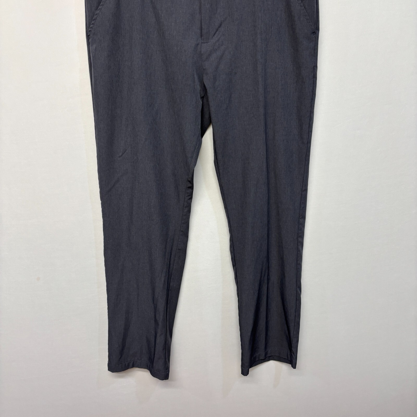 Travis Mathew Men Golf Performance Pants Size 34 (34×30) Gray Flat Front C002 28