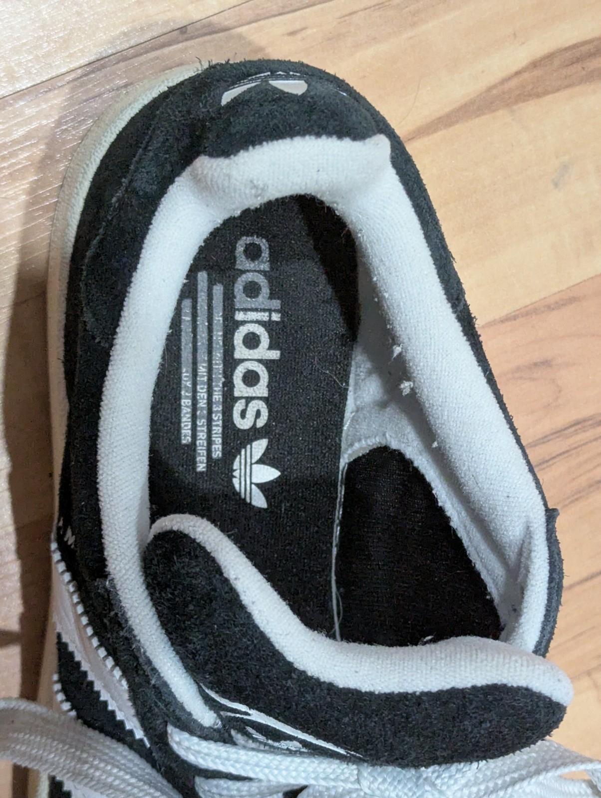 Adidas Campus 00s Mens Size 8 US Core Black Gum Suede Chunky Skate Shoes Sneaker