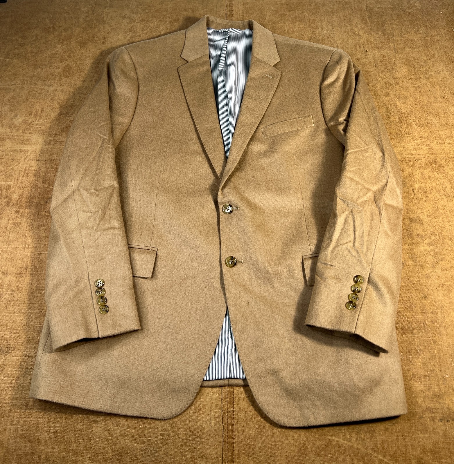 Todd Snyder Mayfair Fit Sport Coat Blazer Camel Hair Brown Jacket Extra Large