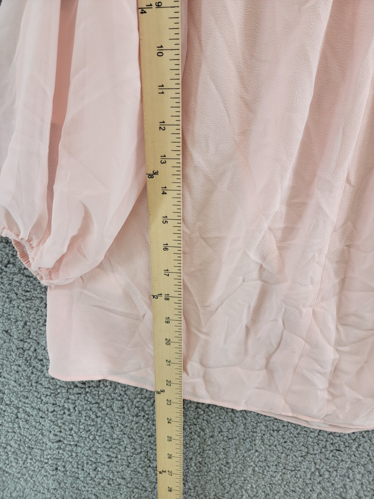 1.STATE Off-The-Shoulder Halter Neck Blouse Women’s S Pink Taffeta Long Sleeve