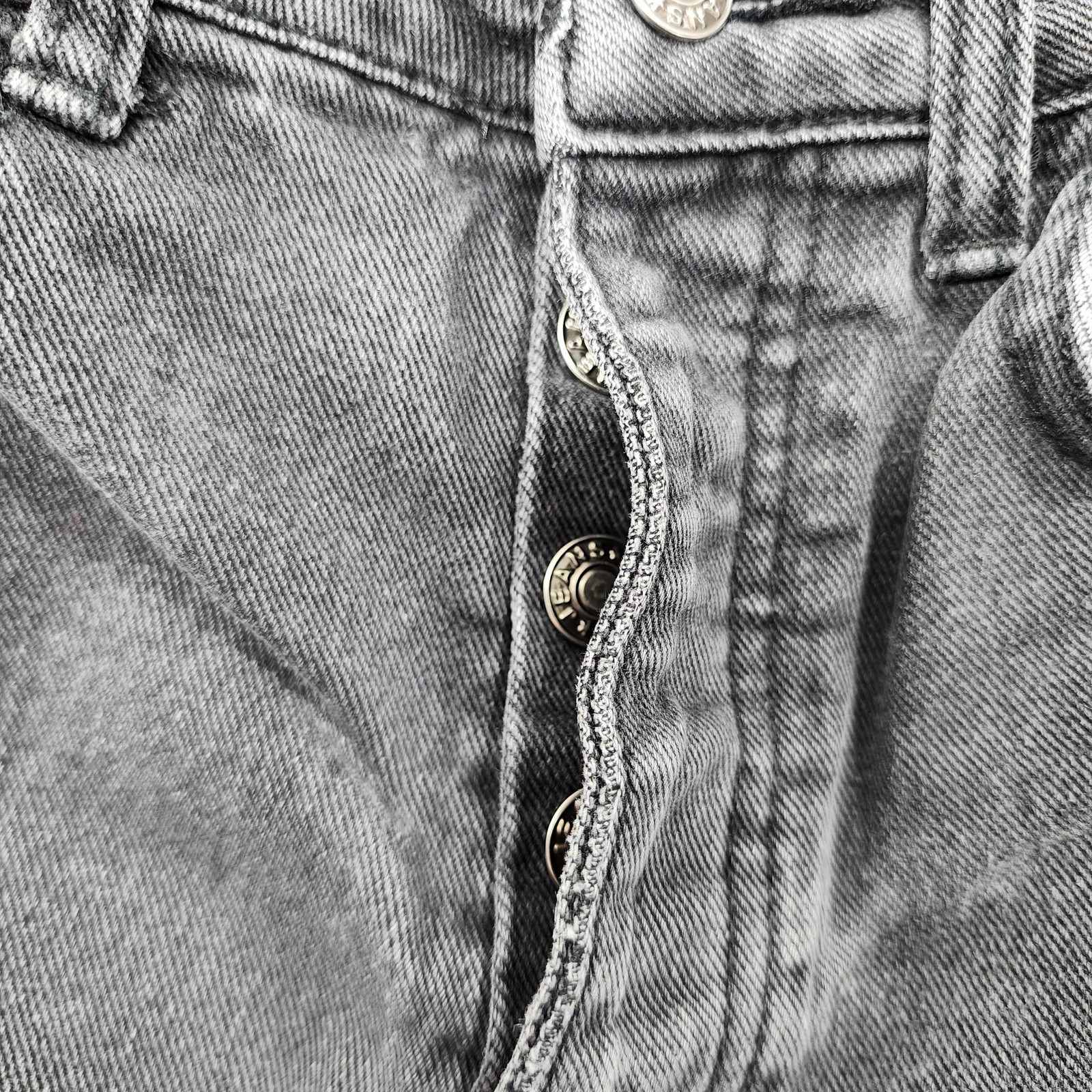 PrettyLittleThing Jeans Womens 6 Gray Denim Boyfriend Tapered Relaxed Distressed