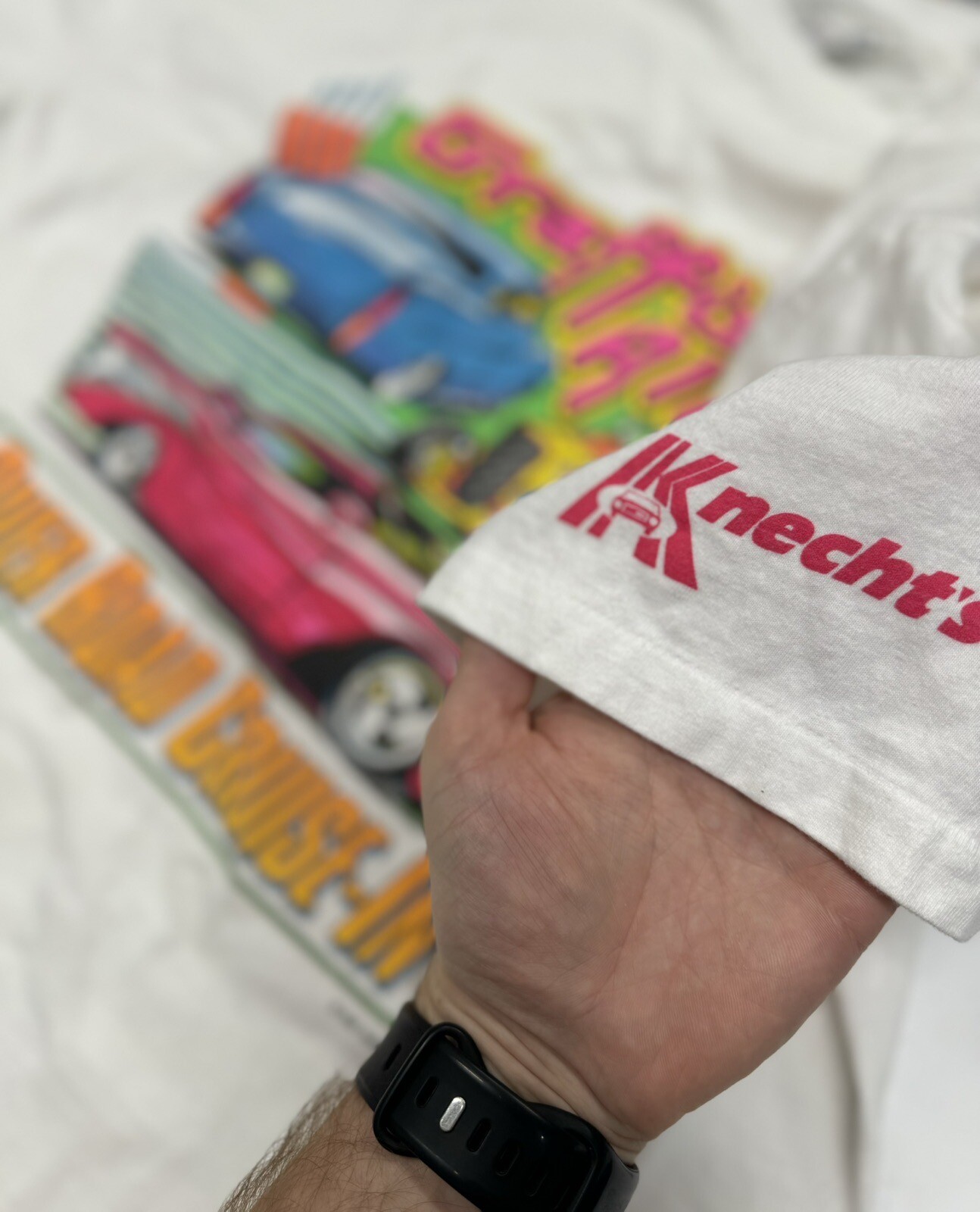 Vintage 90s Classic Cars Eugene OR Graffiti Alley Single Stitch Shirt XL USA