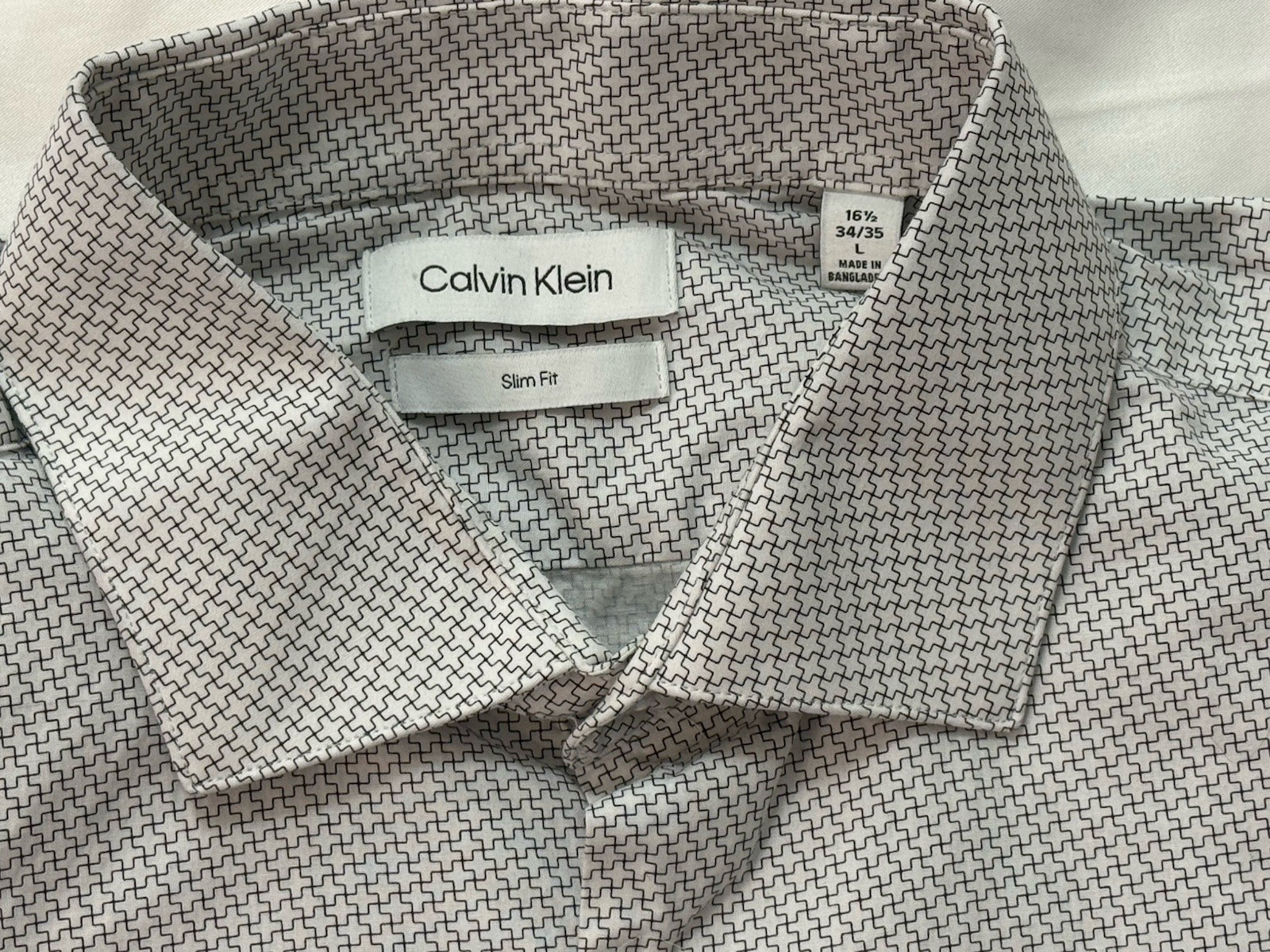 7~Calvin Klein,Tommy Hilfiger Michael Kors Mens DressShirts 16.5/34-35 Button Up