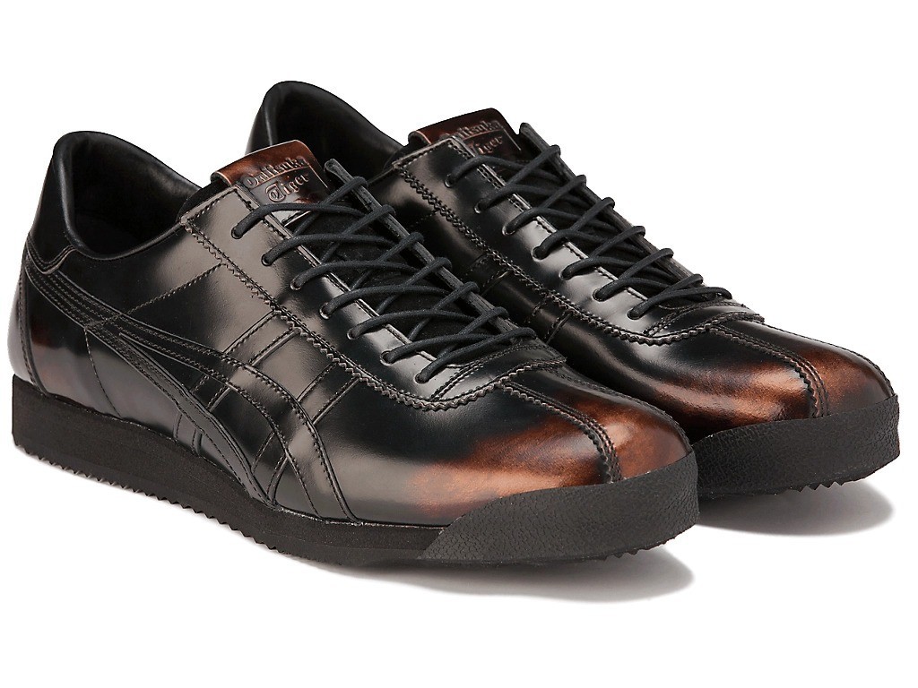 Onitsuka Tiger TIGER CORSAIR DELUXE NIPPON MADE 1181A459 001 BLACK PURE BRONZE