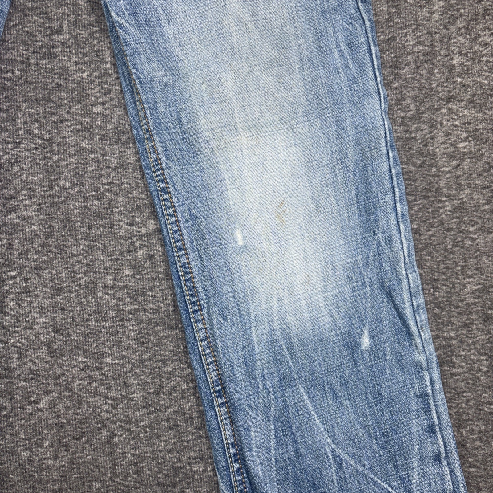 American Eagle Jeans Men 29×30 Original Straight Distressed Light Wash Denim