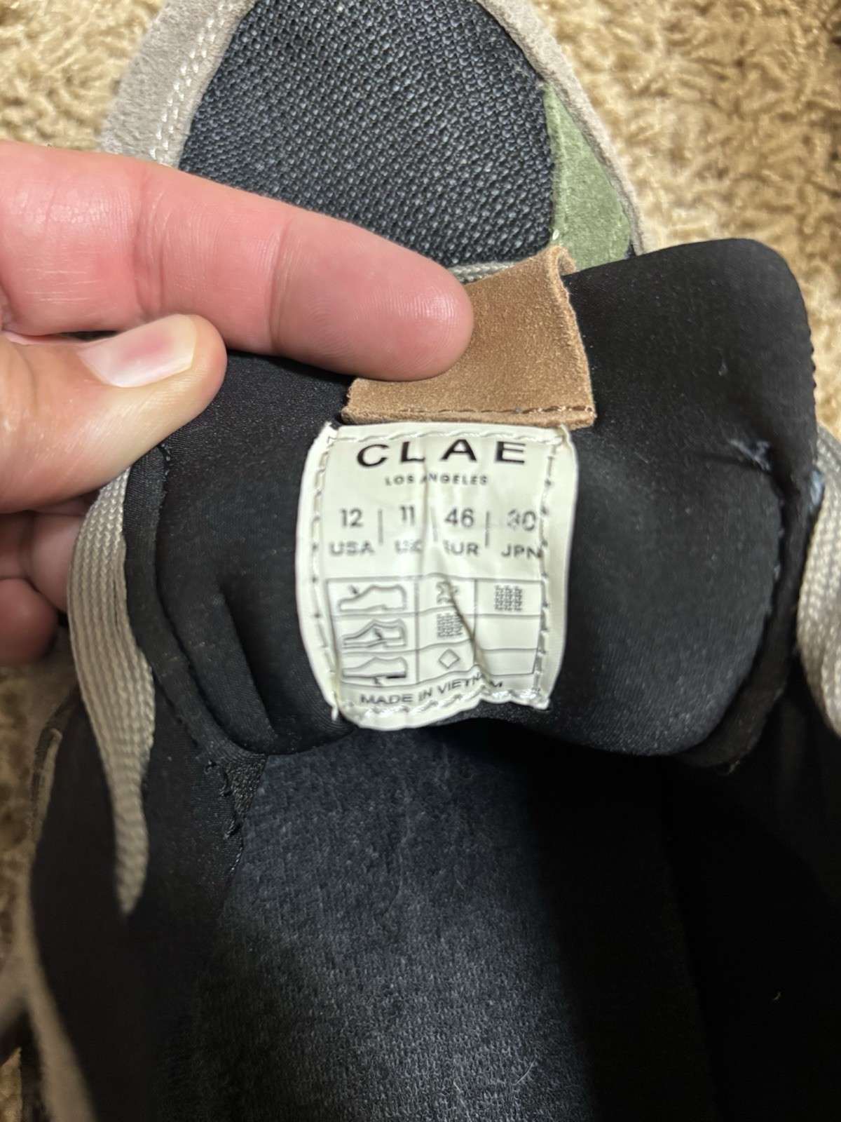 Clae Zuma Sneakers Size 12