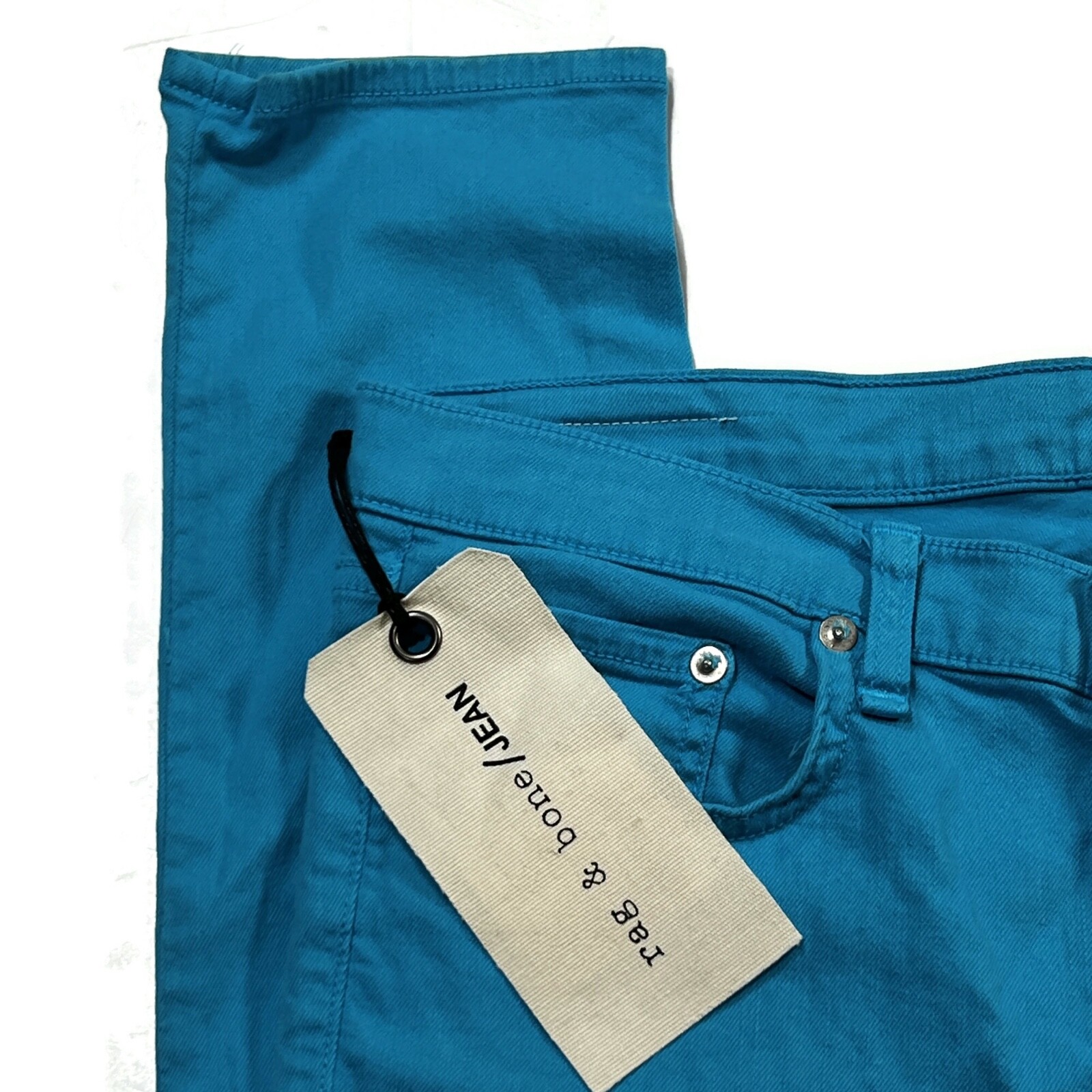 Rag & Bone Skinny Jeans Womens 31 NWT Bluebird Blue 29″ Inseam
