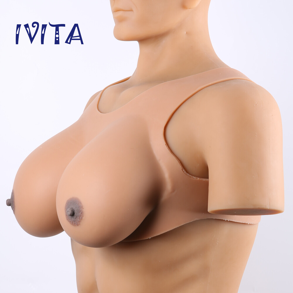 GG Cup Large Soft Silicone Breast Forms Crossdressing Drag Queen Fake Boobs