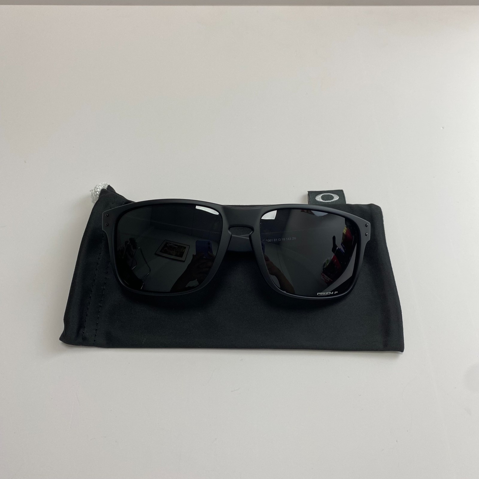 Oakley HOLBROOK XXL 9487 Matte Black Polarized Sunglasses PRIZM Black Lens New