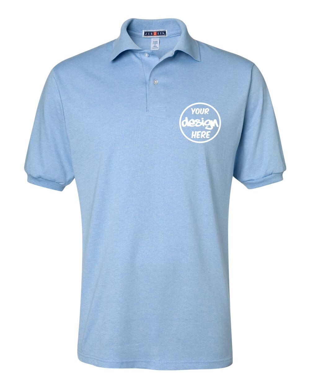 Ink Stitch Design Your Own Custom Logo Texts Stitching Men Jersey Polo Shirts
