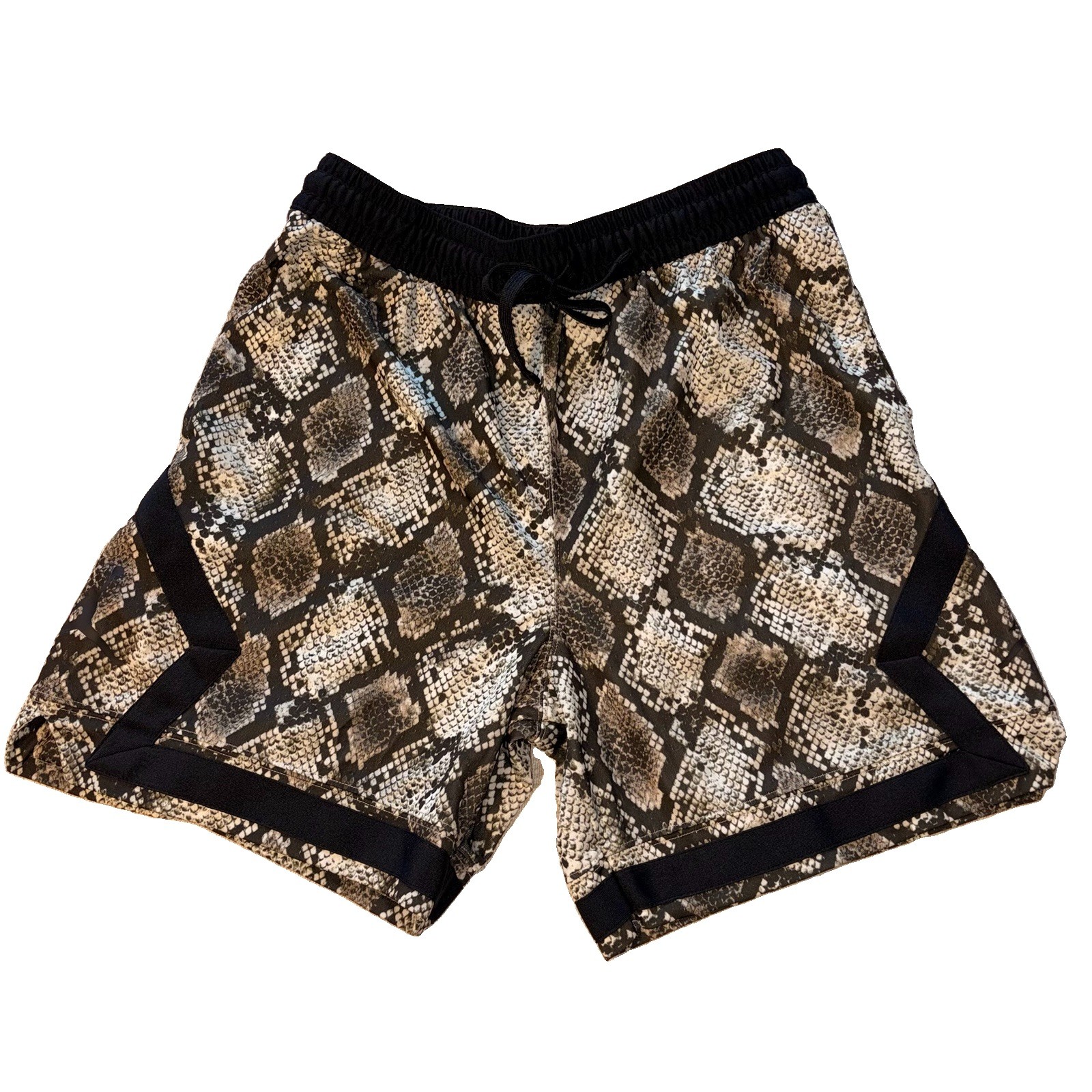 Air Jordan Sport Dri-FIT Diamond Shorts Snakeskin Sail Black HF9907 Perform