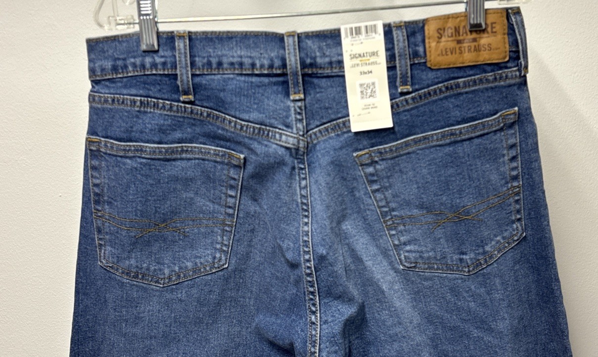 Levi’s Men’s Signature Flex Gold Bootcut Western Cowboy Classic Jeans-33×34
