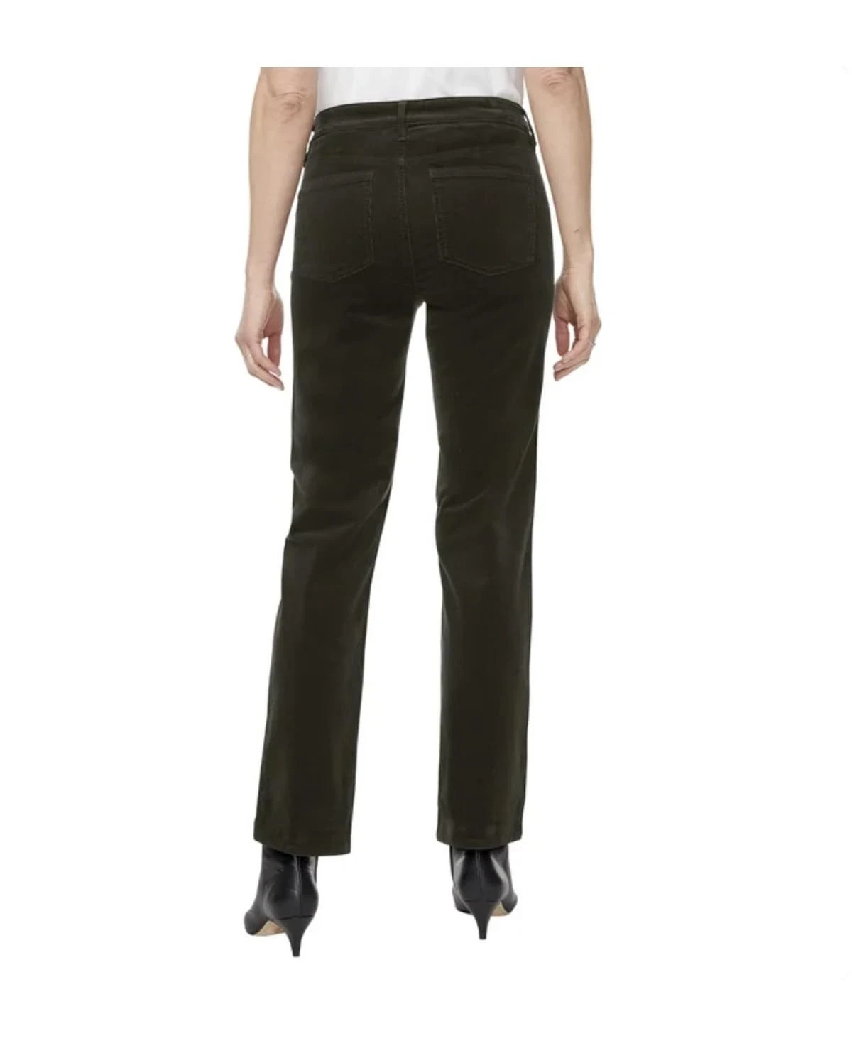 Buffalo David Bitton Women’s Stretch Straight Leg Corduroy Pants, Rosemary,14/34