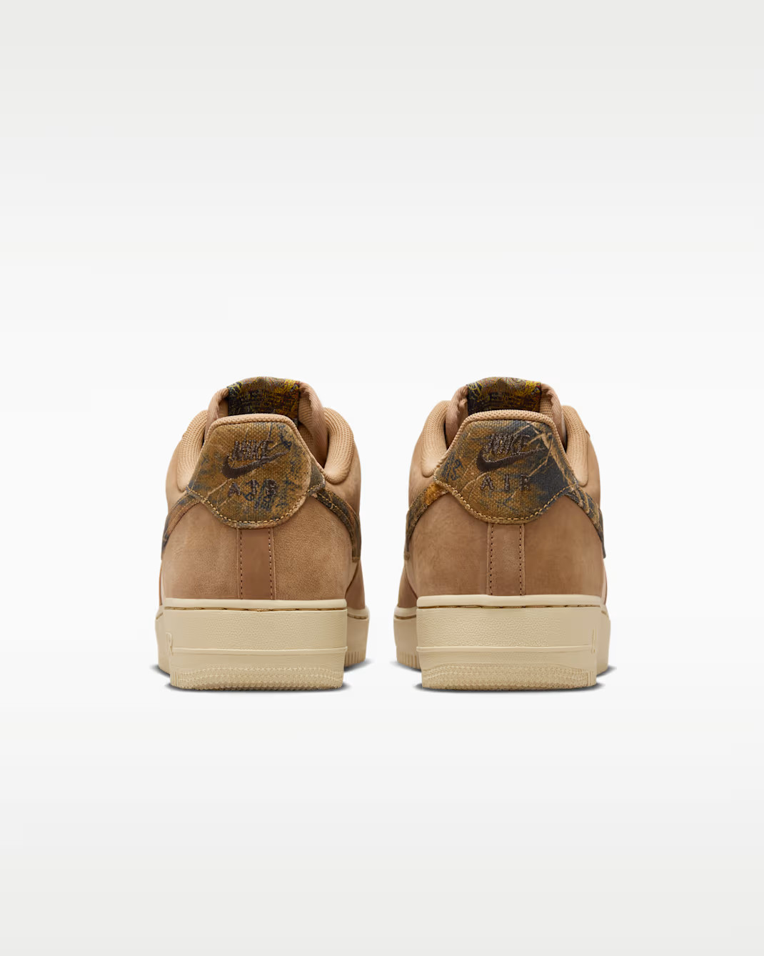 Nike Air Force 1 ’07 LV8 Casual Shoes Tan / Brown Sz 8.5 IO9803 200