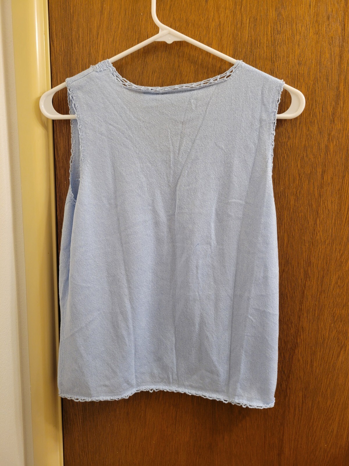 Axcess Womens Large L Blue Sleeveless Top Read DESCRIPTION New Nwt