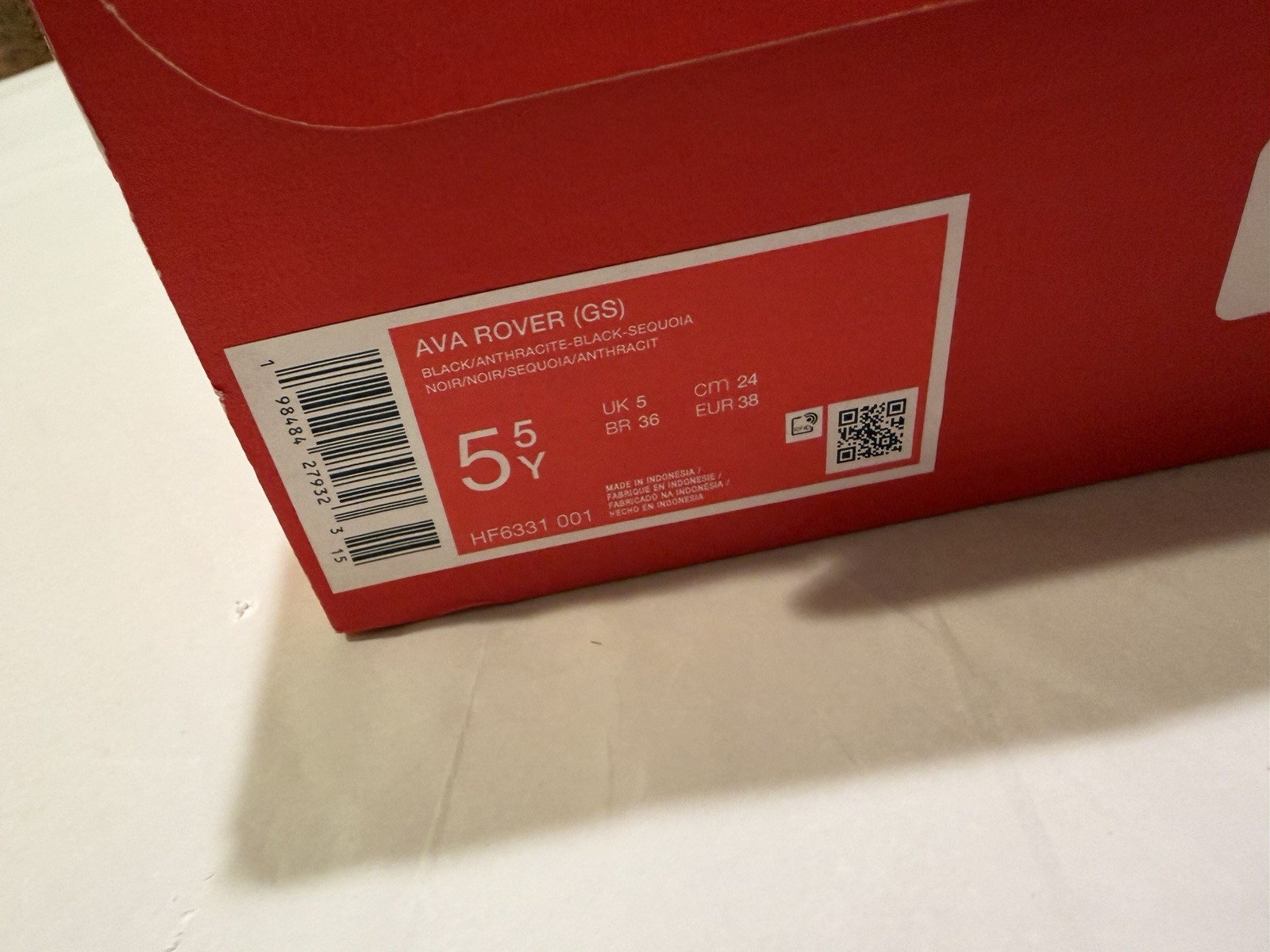 Nike Ava Rover (GS) Unisex Kids Sneaker 5.5Y Black/Beige HF6331-001