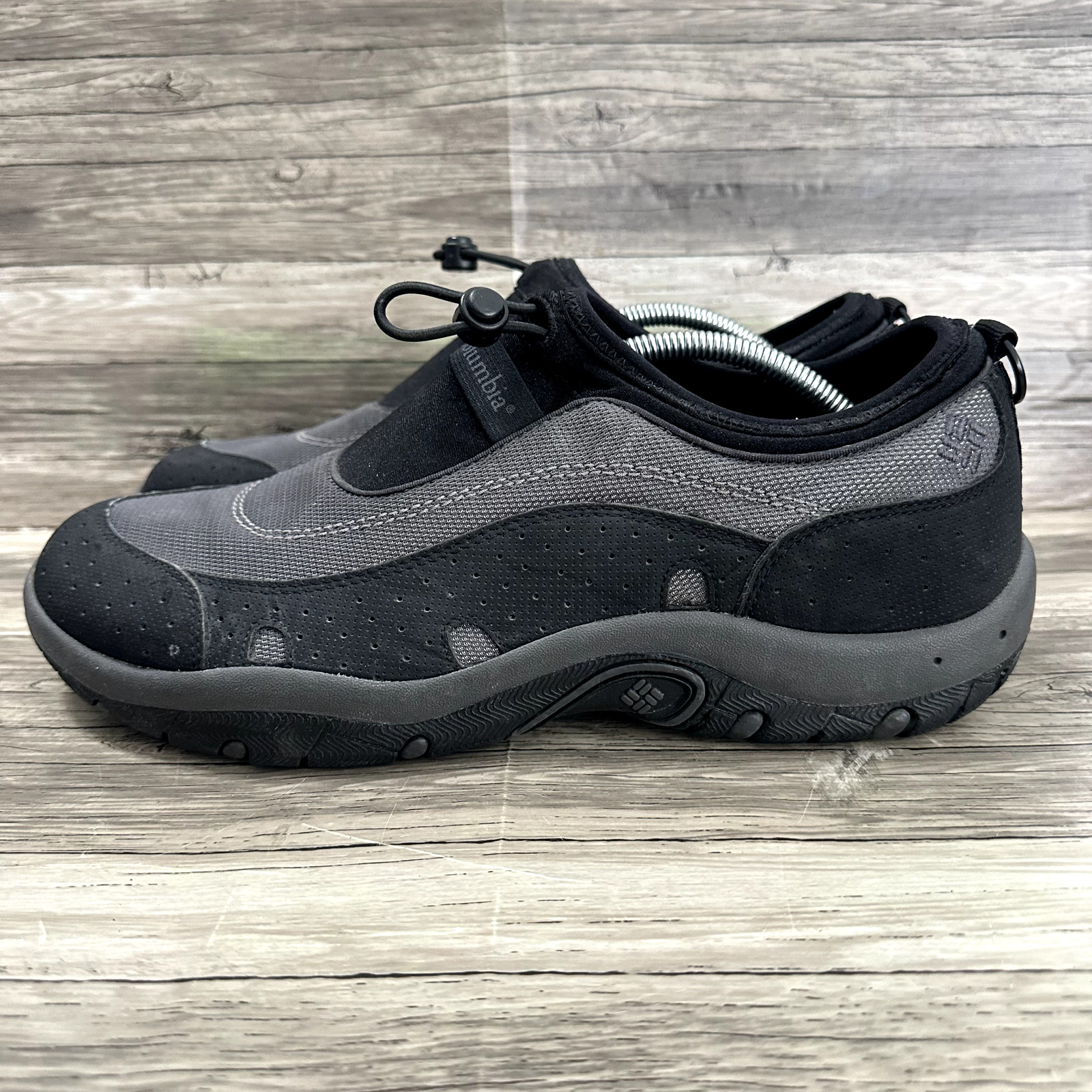 Columbia Watusi Trainer Shoes Mens 12 Gray Slip On Trail Casual Athletic Outdoor