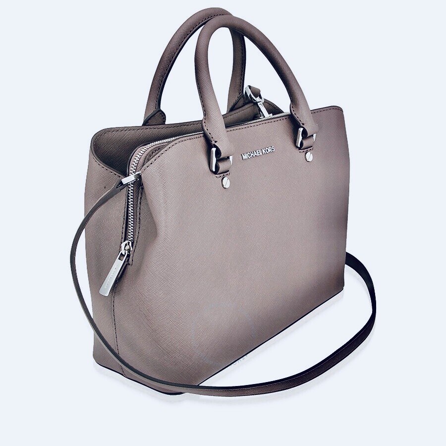 Michael Kors Savannah Medium Saffiano Leather Satchel NWT Cinder