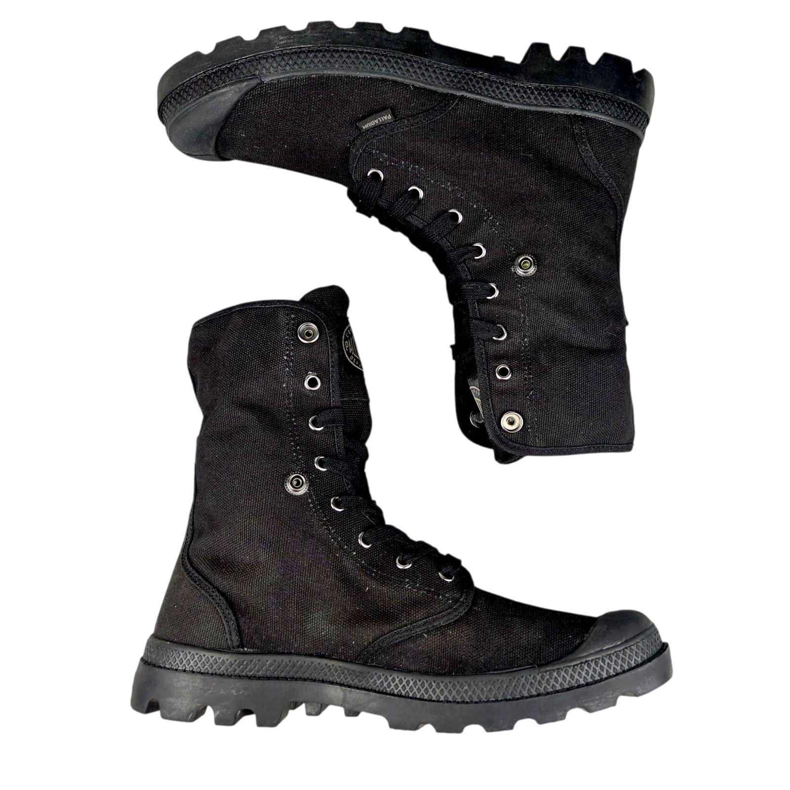 Palladium Baggy Men’s Turn-down 02353-060-M Black/Black Canvas Combat Boots