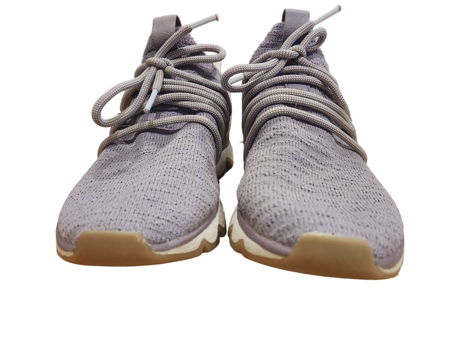 Sorel Kinetic Lace Purple Gray Knit Fabric Women’s Size 8.5 Shoes NL3227-574