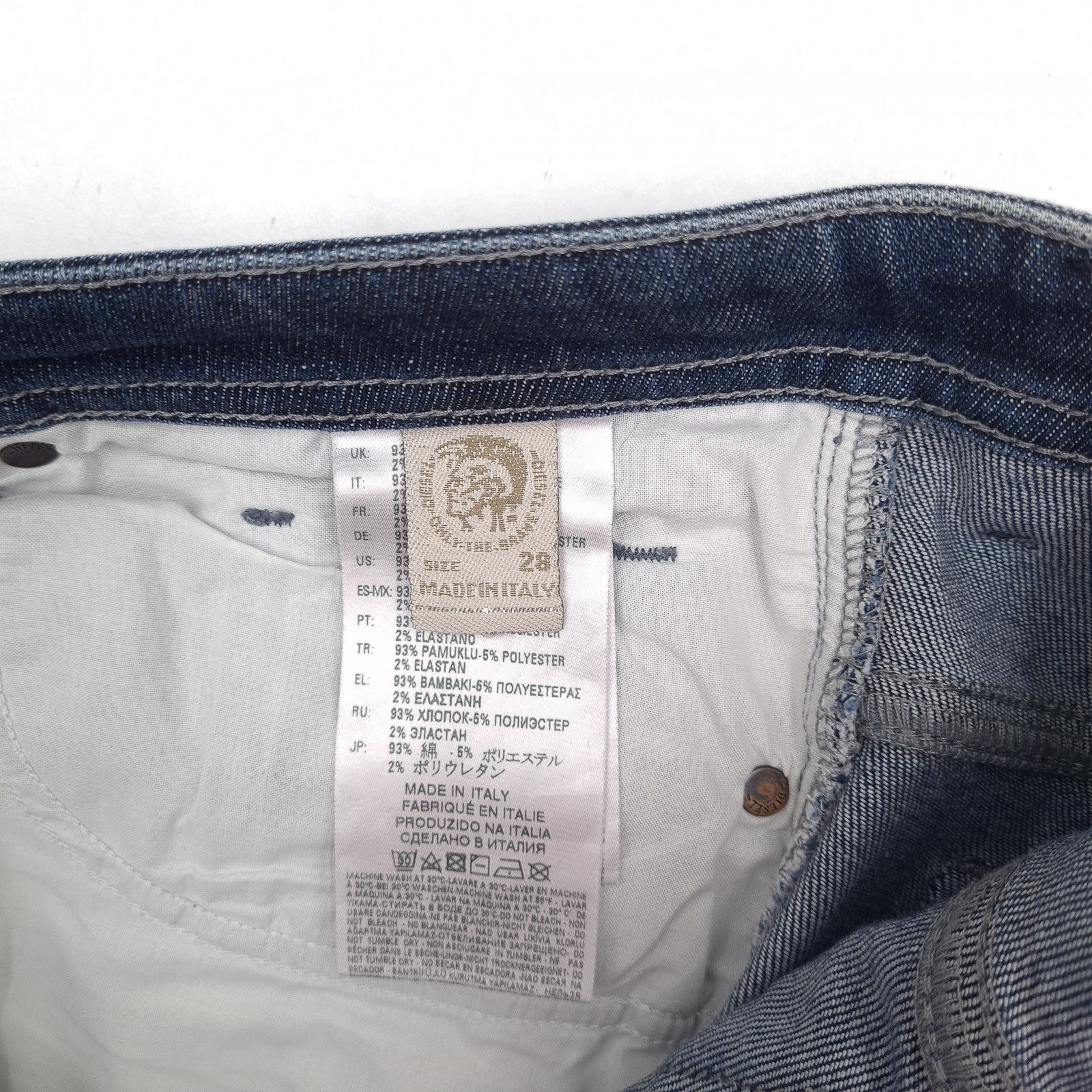 Diesel Jeans Thommer Men Stretch Slim Skinny Cx0 Size W28 L30