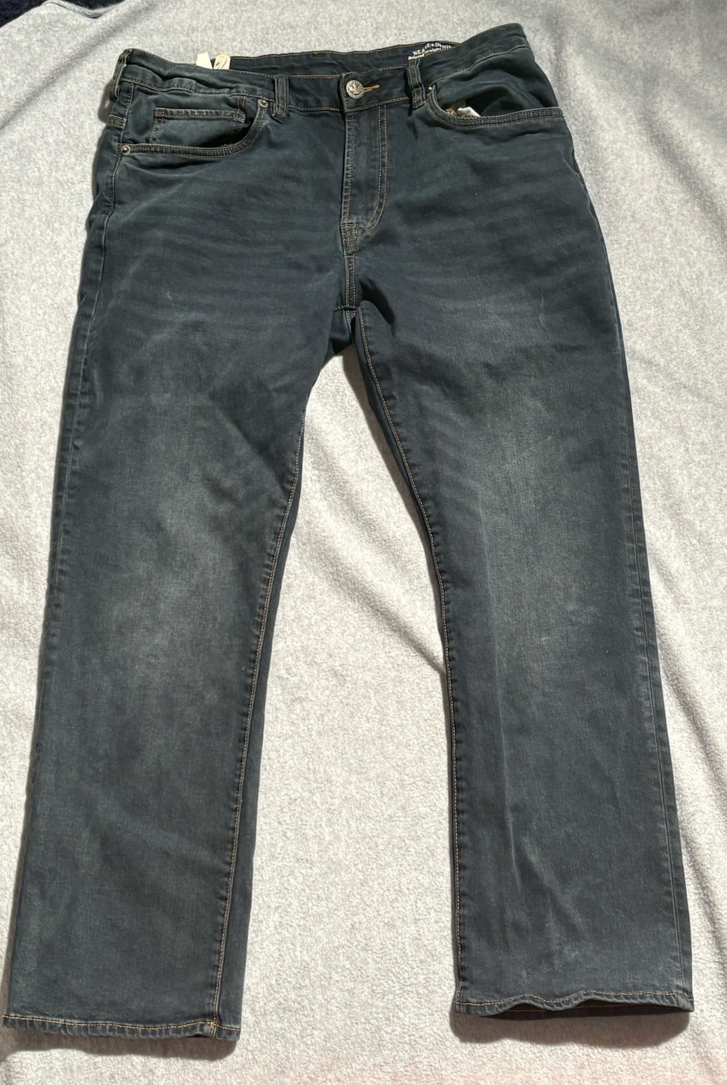 Buffalo David Bitton We Are Denim Men’s Relaxed Straight Dark Wash Stretch Jeans