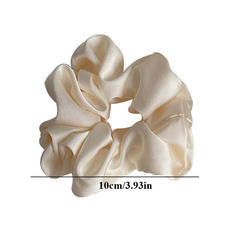 1/2PCS Hair Scrunchies Solid Women Hair Ring Elastic Ponytail Multicolor Band