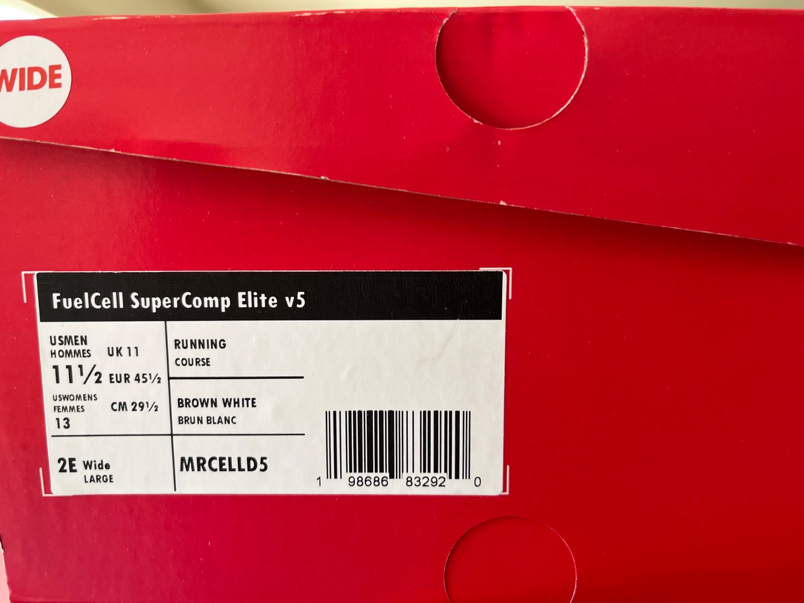 New Balance FuelCell SuperComp Elite v5 Running Racing Shoes Carbon Fiber Plate