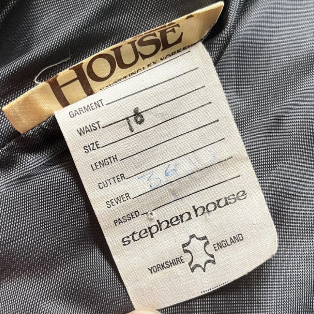 Vintage Stephen House Blazer Jacket Womens Size UK 12 Grey Wool Cashmere Blend