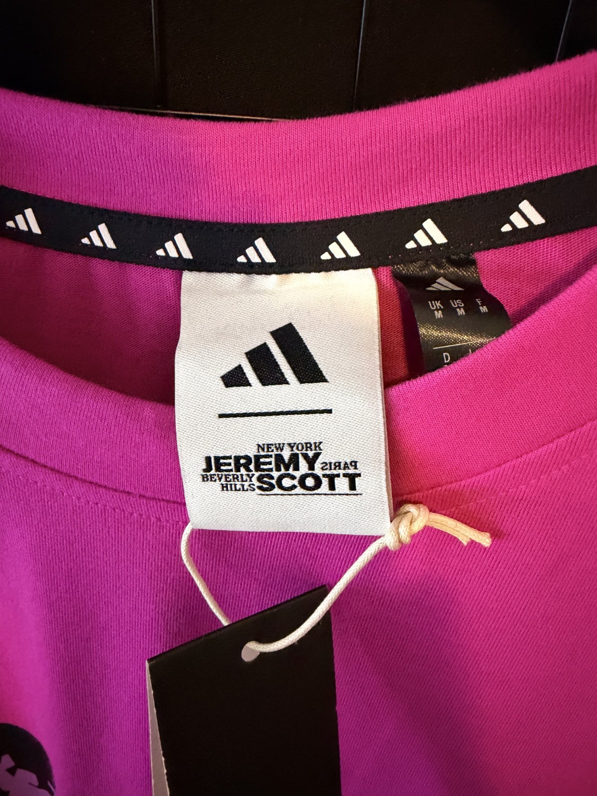 adidas Jeremy Scott Graphic Climacool T-Shirt Pink Men’s Size Medium JL7619